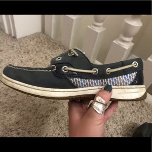 Blue nautical sperry